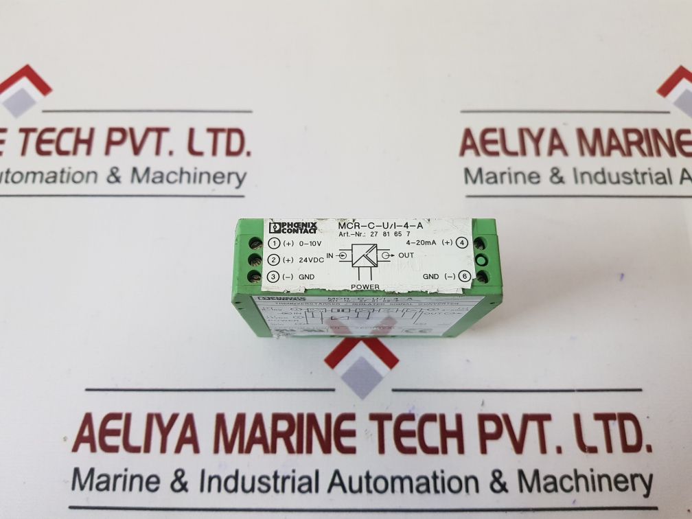 Phoenix Contact Mcr-c-u/I-4-a Isolated Signal Converter 2781657
