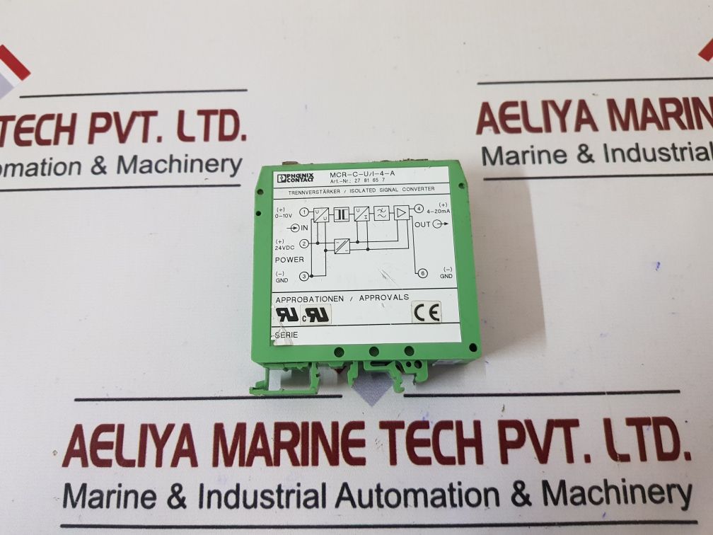 Phoenix Contact Mcr-c-u/I-4-a Isolated Signal Converter 2781657