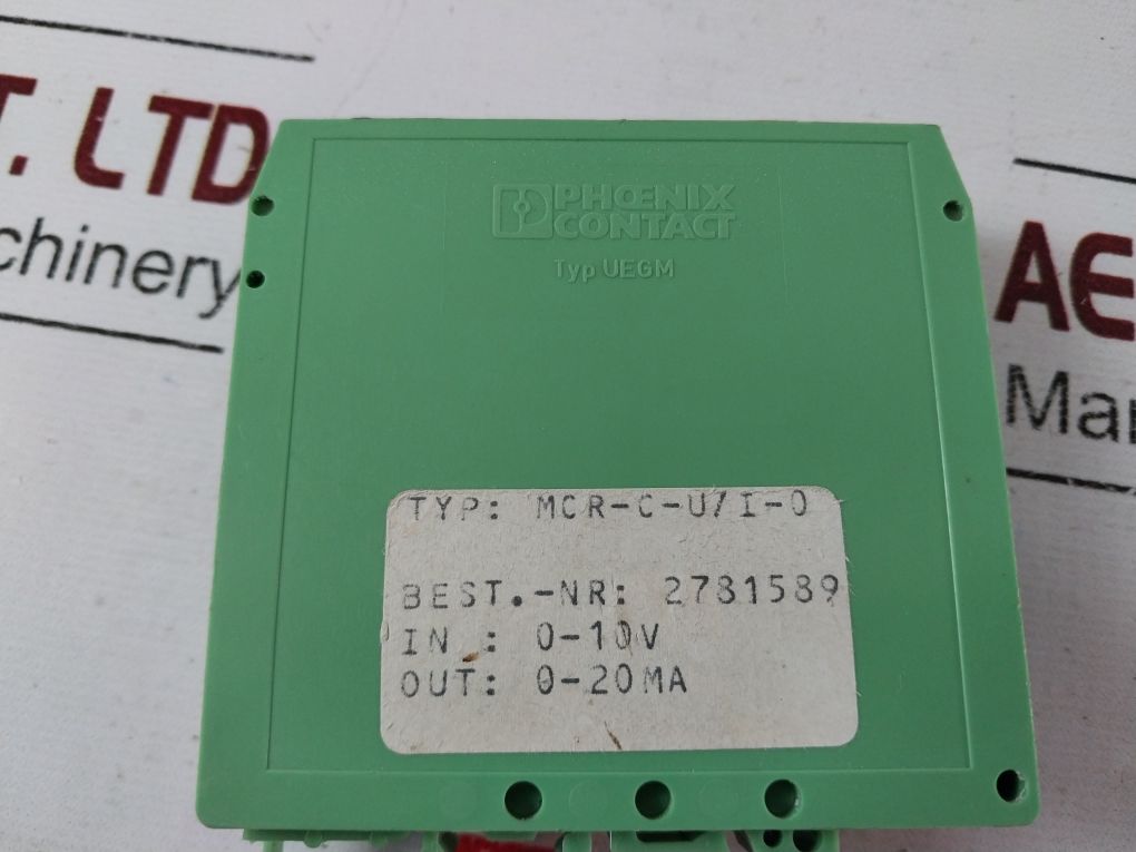 Phoenix Contact Mcr-c-u/I-o Isolated Signal Converter