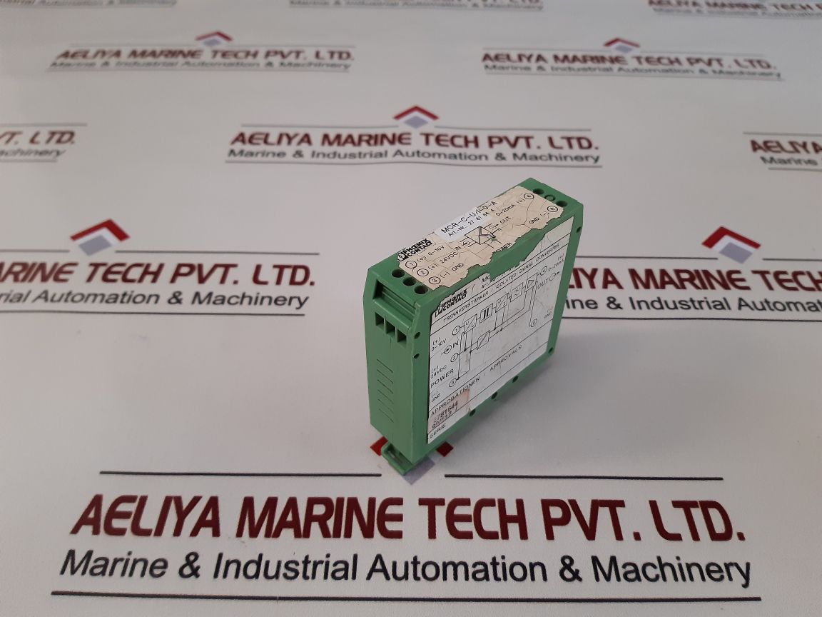 Phoenix Contact Mcr-c-u/I-o-a Isolated Signal Converter 24V Dc