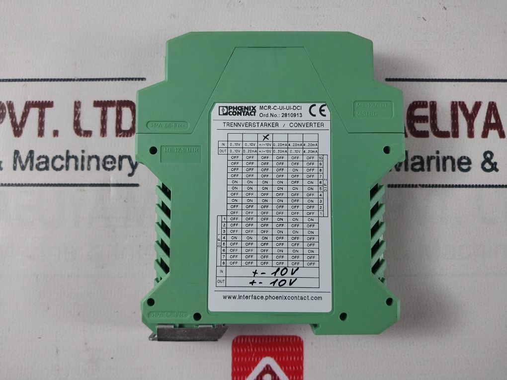 Phoenix Contact Mcr-c-ui-ui-dci Signal Conditioner