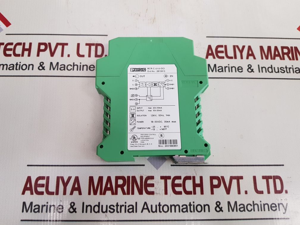 Phoenix Contact Mcr-c-ui-ui-dci Isolation Amplifier/Converter 2810913