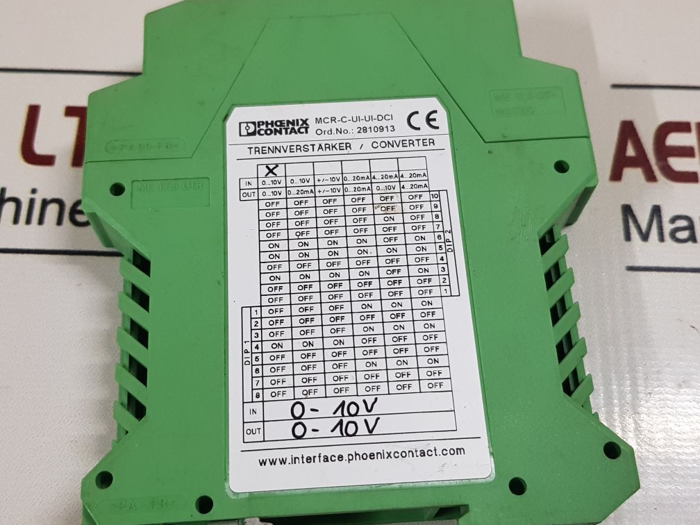 Phoenix Contact Mcr-c-ui-ui-dci Isolating Amplifier Converter