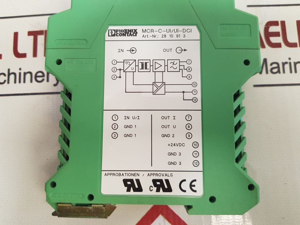 Phoenix Contact Mcr-c-ui/Ui-dci Isolating Amplifier 50Hz