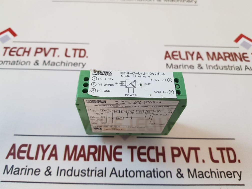 Phoenix Contact Mcr-c-uU-10VB-a Isolated Signal Converter
