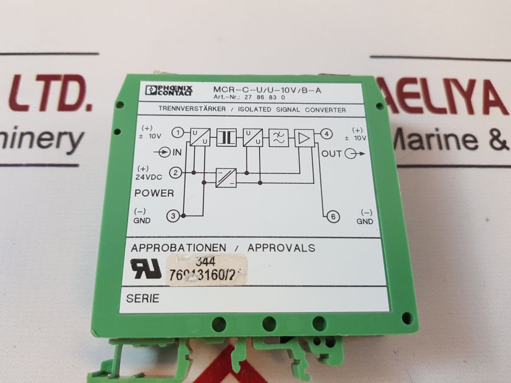 Phoenix Contact Mcr-c-uU-10VB-a Isolated Signal Converter
