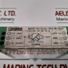 Phoenix Contact Mcr-c-u/U-10V/B-dci Isolated Signal Converter 24V Dc