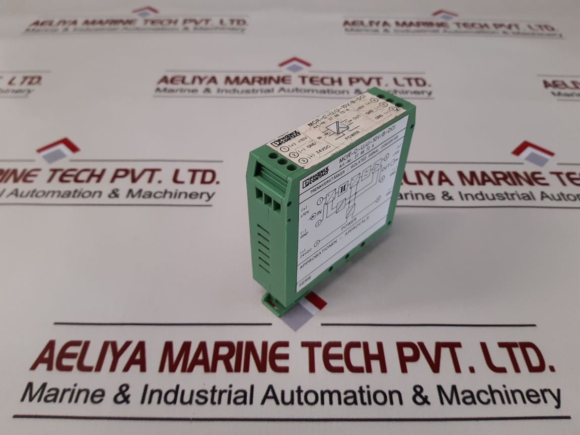 Phoenix Contact Mcr-c-u/U-10V/B-dci Isolated Signal Converter 24V Dc