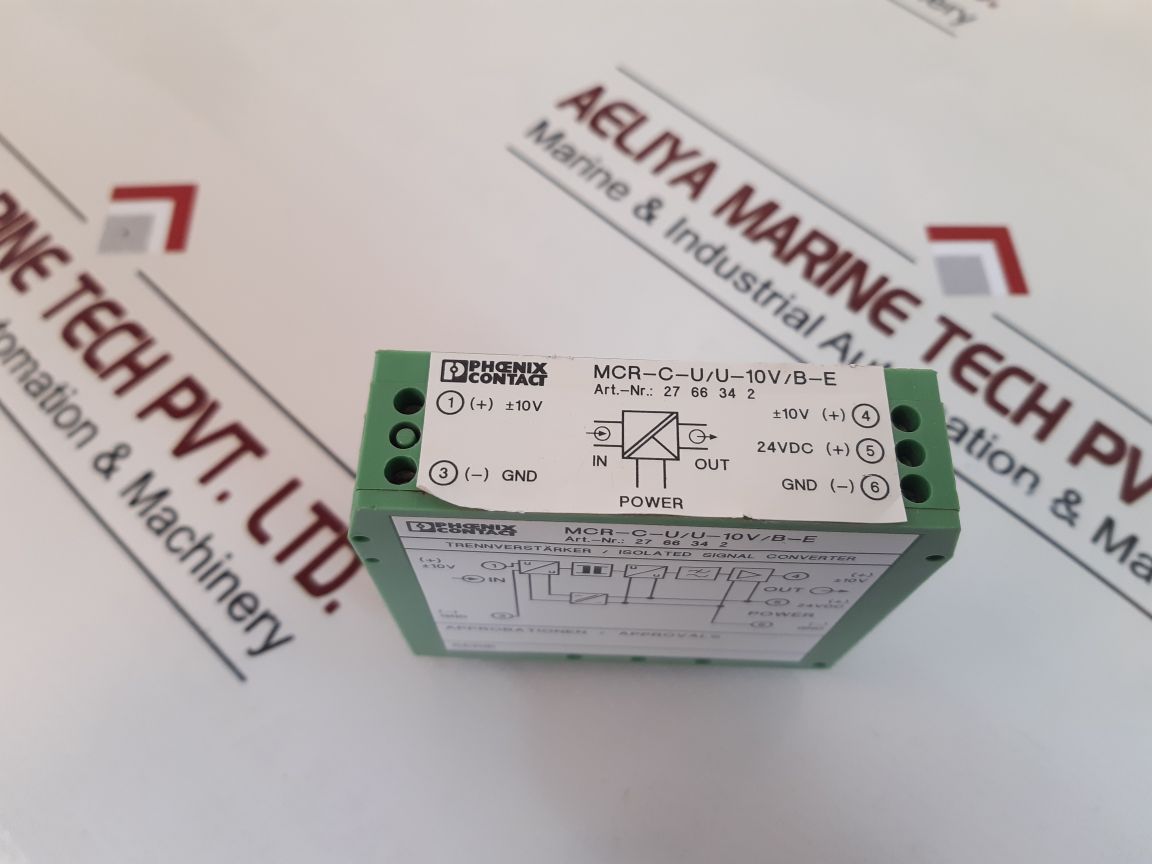 Phoenix Contact Mcr-c-uU-10VB-e Isolated Signal Converter 2766342
