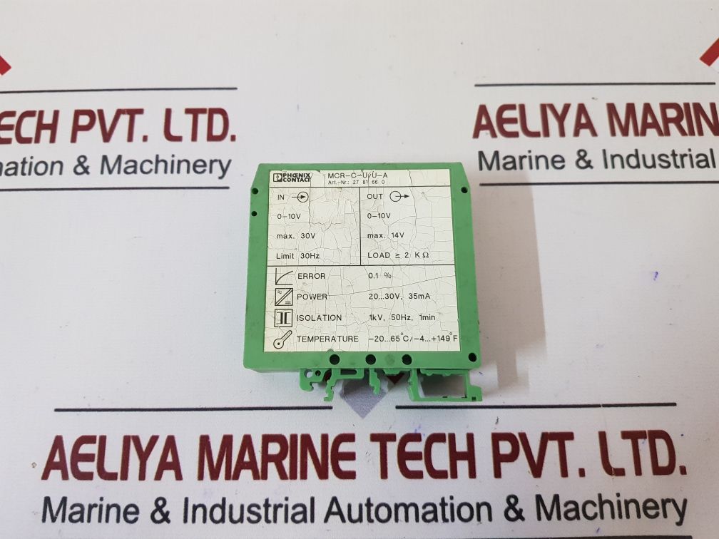 Phoenix Contact Mcr-c-u/U-a Isolated Signal Converter 2781660
