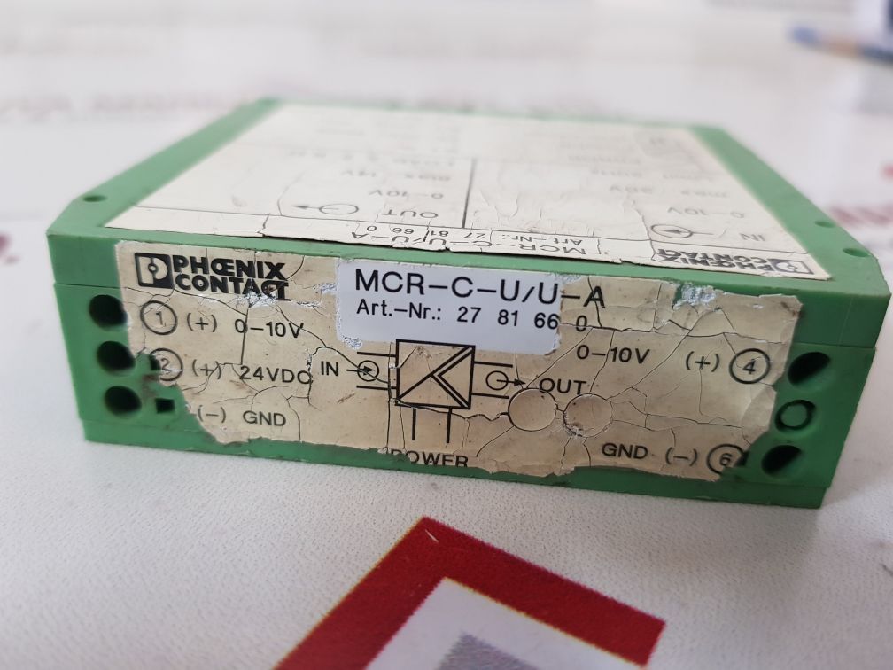 Phoenix Contact Mcr-c-u/U-a Isolated Signal Converter 2781660