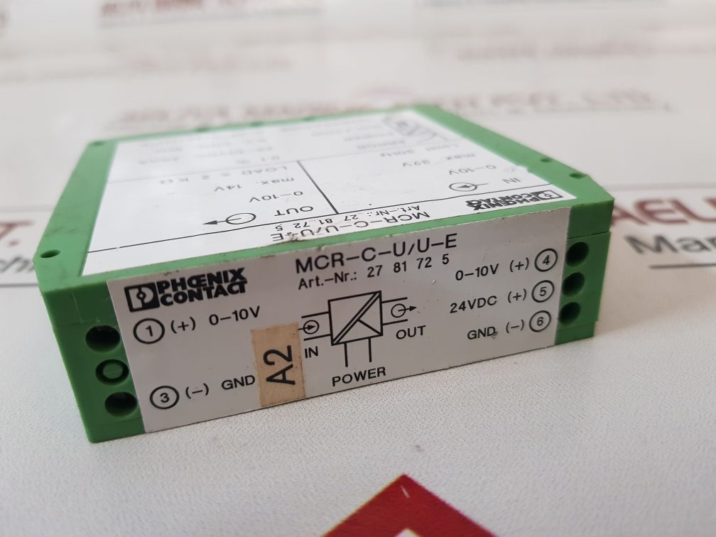 Phoenix Contact Mcr-c-u/U-e Isolated Signal Converter 2781725