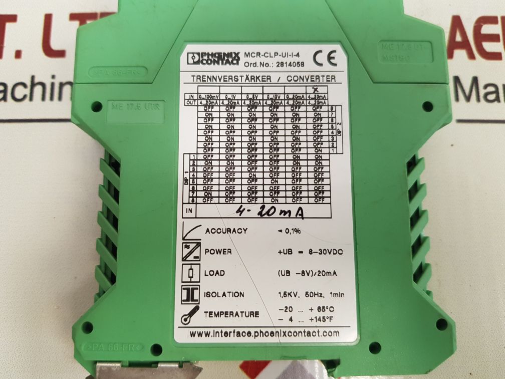Phoenix Contact Mcr-clp-ui-i-4 Converter