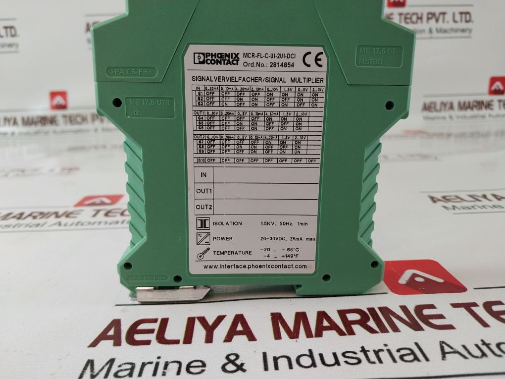 Phoenix Contact Mcr-fl-c-ui-2Ui-dci Signal Multiplier Conditioner 2814854