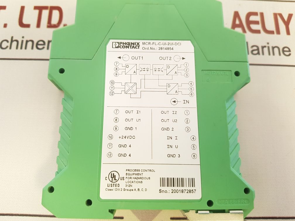 Phoenix Contact Mcr-fl-c-ui-2Ui-dci Signal Multiplier 2814854 50 Hz