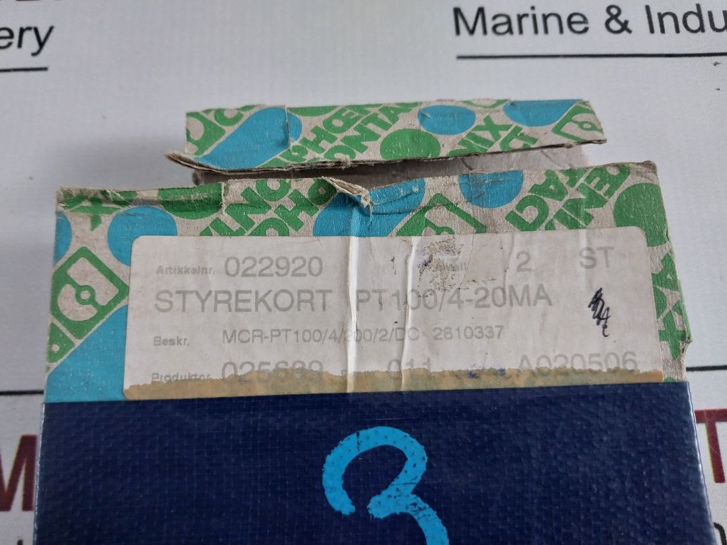 Phoenix Contact Mcr-pt100/I/Dc Temperature Transducer 28 10 33 7