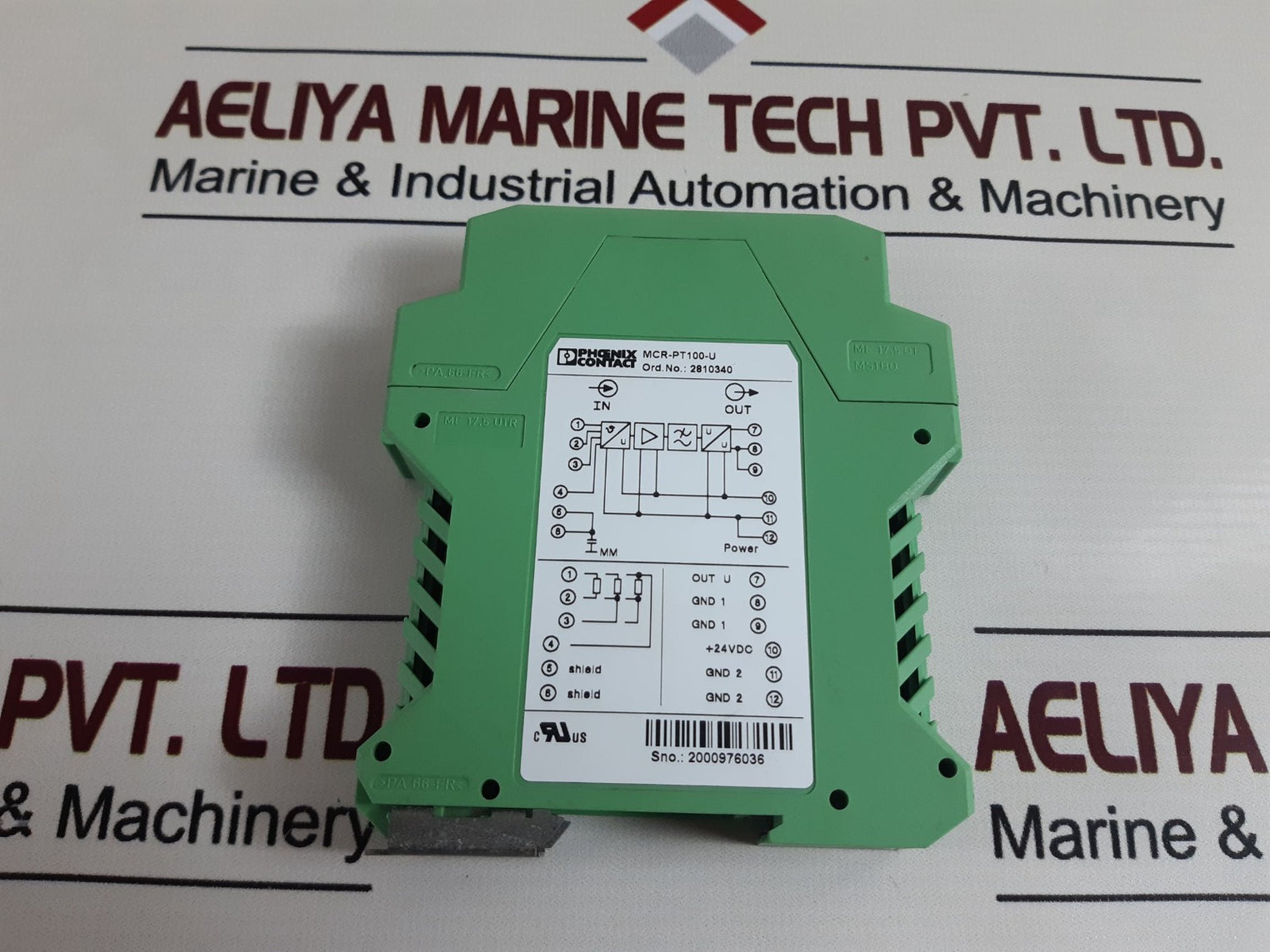 Phoenix Contact Mcr-pt100U Temperature Measurement Sensor Module
