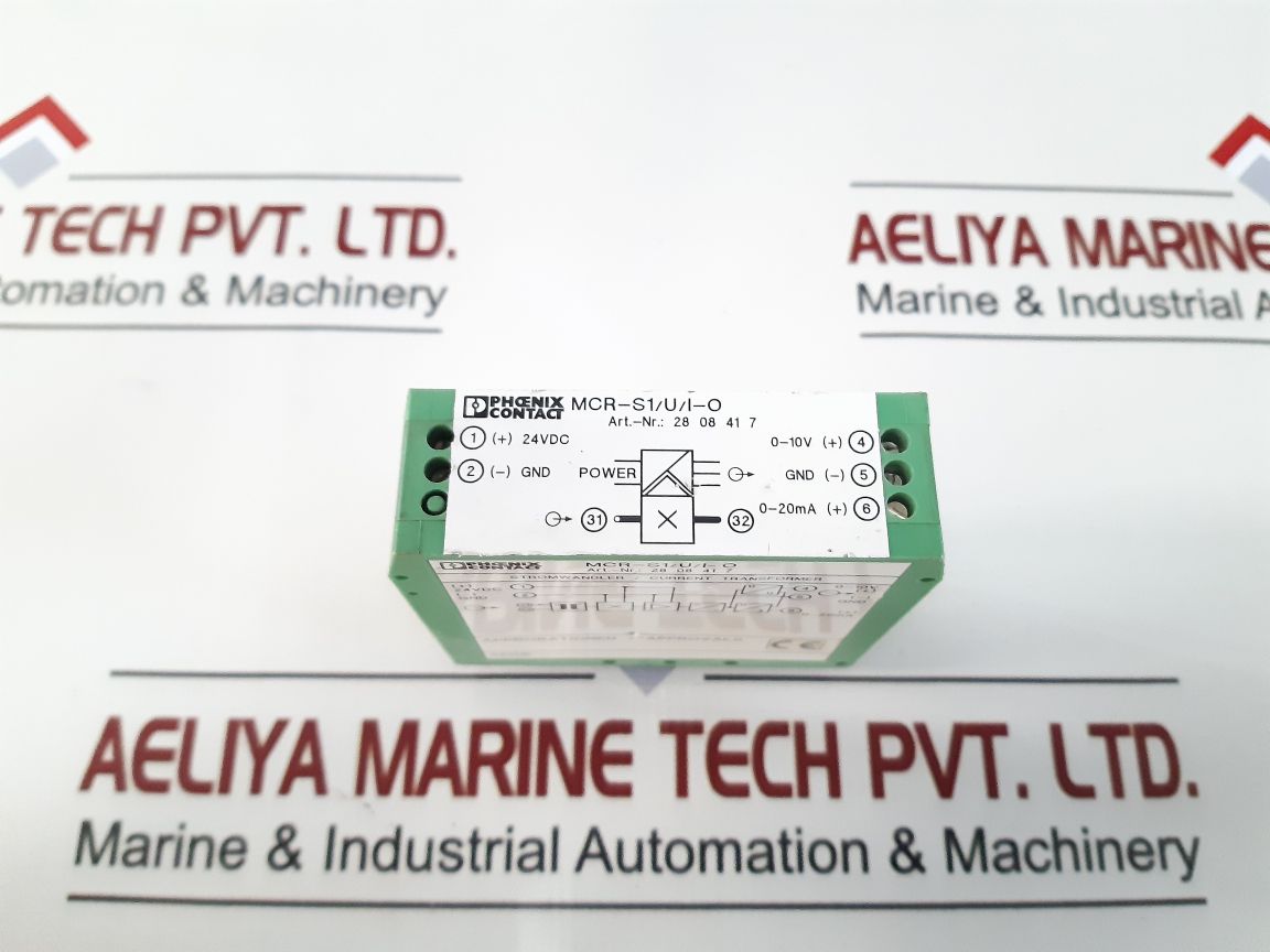 Phoenix Contact Mcr-s1/U/I-o Current Transformer 20-3020-30Vdc