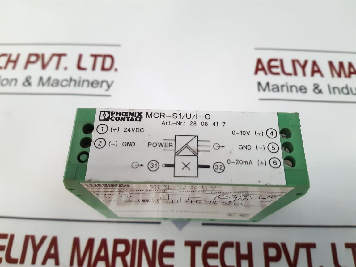 Phoenix Contact Mcr-s1/U/I-o Current Transformer 20-3020-30Vdc