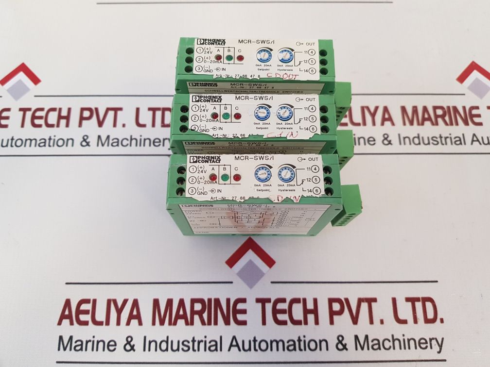 Phoenix Contact Mcr-sws/I Treshold Switches 27 66 47 8