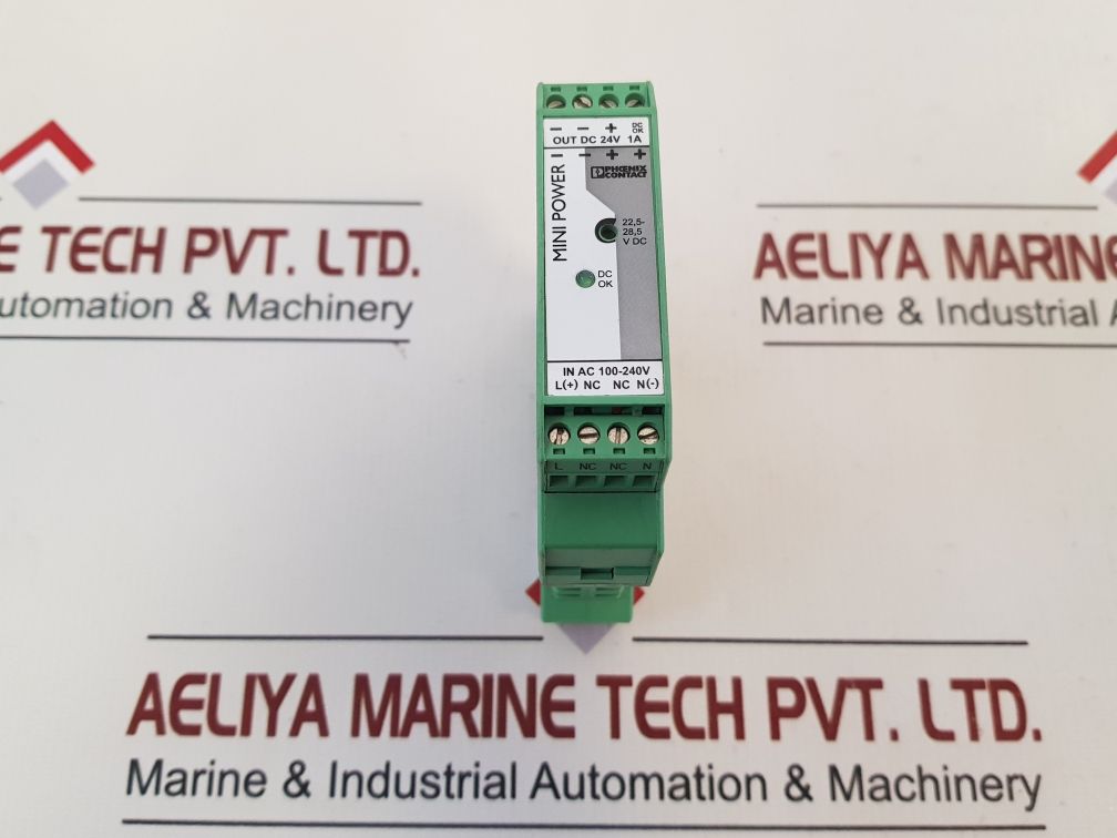 Phoenix Contact Minipower Mini-ps-100-240Ac/24Dc/1 Power Supply Unit 29 38 84 0