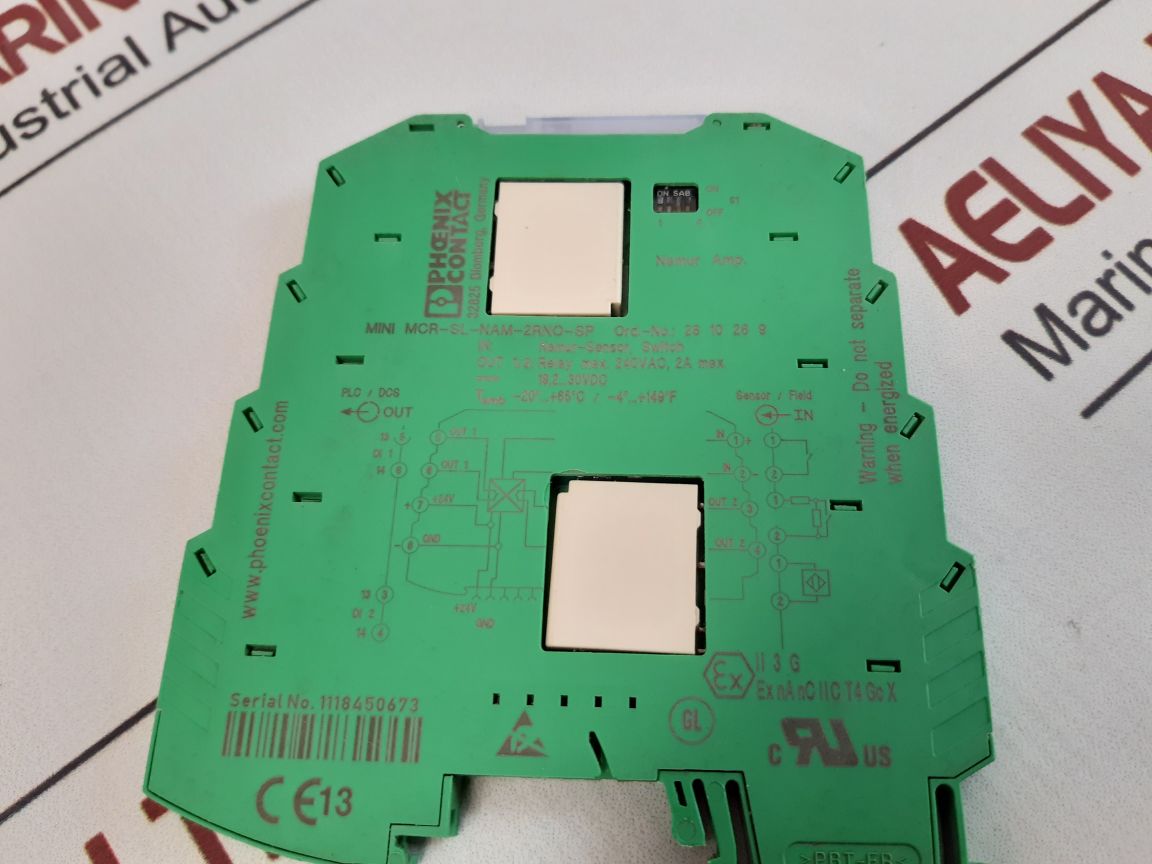 Phoenix Contact Mini Mcr-sl-nam-2Rno-sp Namur-sensor Switch