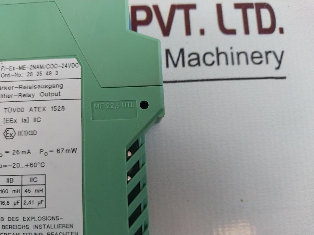 Phoenix Contact Pi-ex-me-2Nam-coc-24Vdc Switch Amplifier-relay Output
