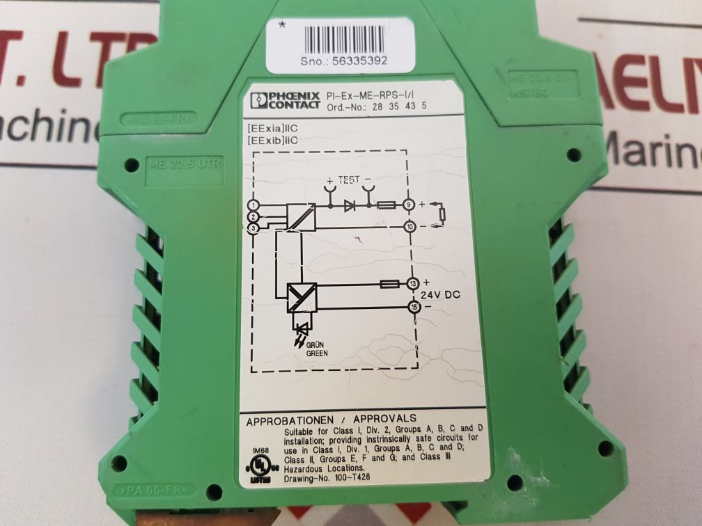 Phoenix Contact Pi/Ex-me-rps-i/I Signal Isolator 28 35 43 5