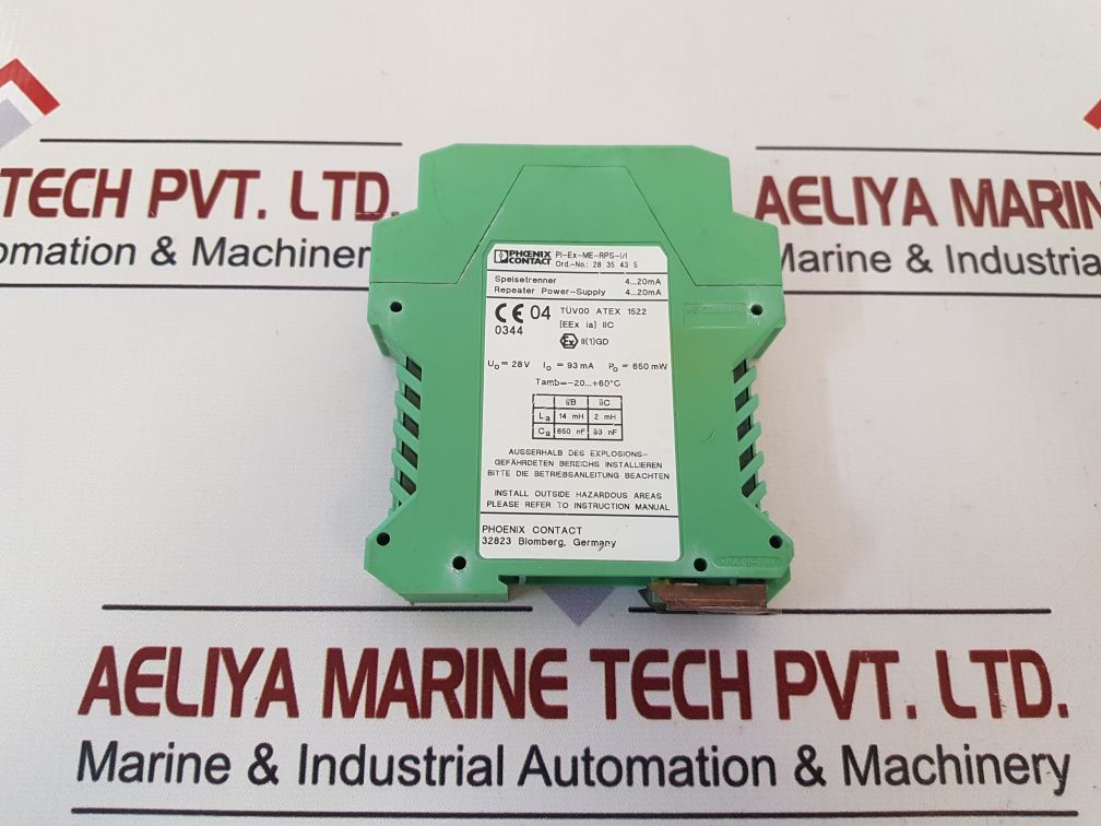 Phoenix Contact Pi/Ex-me-rps-i/I Signal Isolator 28 35 43 5