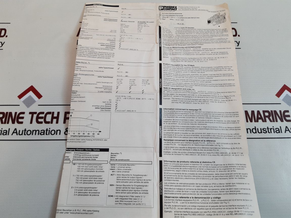 Phoenix contact plc-bsc-230uc/21 relay
