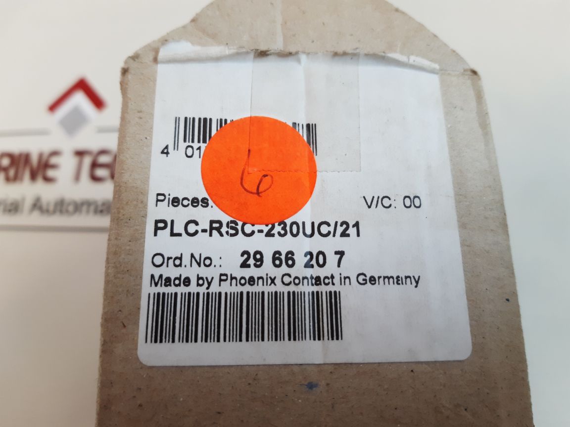 Phoenix contact plc-bsc-230uc/21 relay