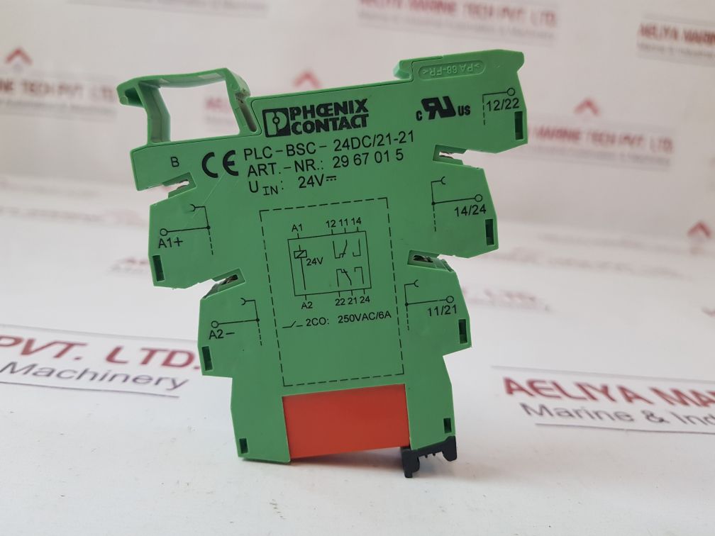 Phoenix Contact Plc-bsc-24Dc/21-21 Relay Socket With 2967015
