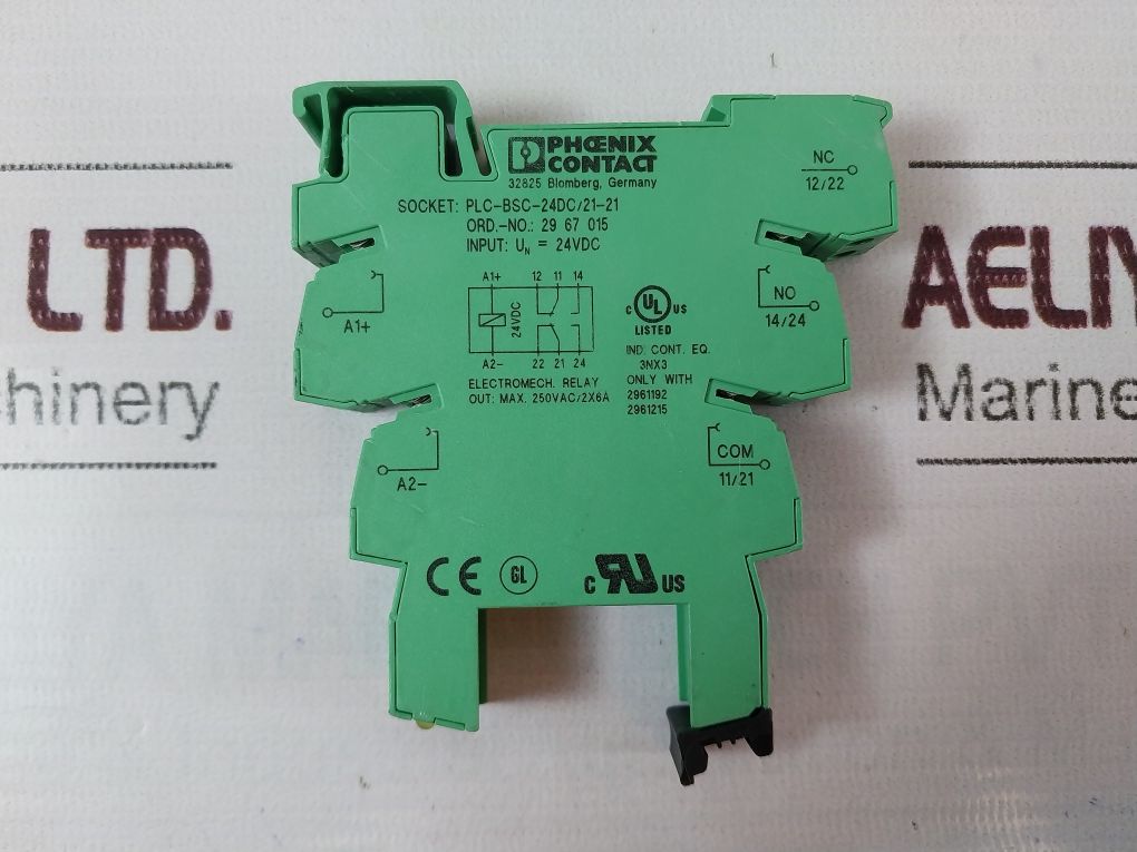 Phoenix Contact Plc-bsc-24Dc/21-21 Relay Socket