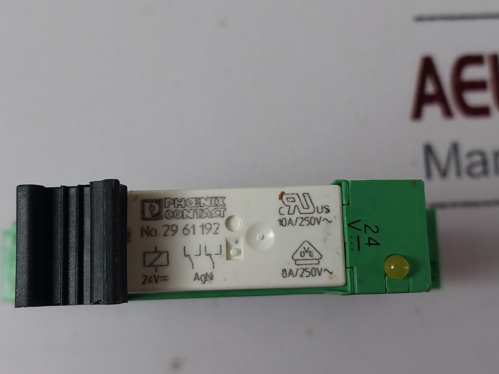 Phoenix Contact Plc-bsc-24Dc/21-21 Relay Socket, Terminal Block 29 61 192