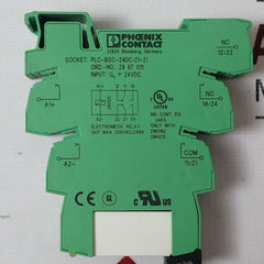 Phoenix Contact Plc-bsc-24Dc/21-21 Relay Socket, Terminal Block 29 61 192