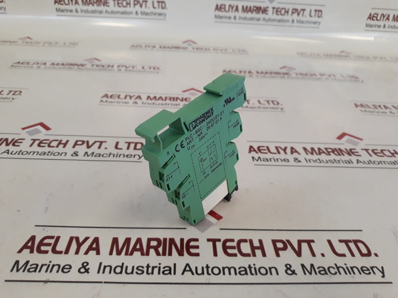 Lot Of 4X Phoenix Contact Plc-bsc-24Dc/21-21 Relay Terminal Block 2967015