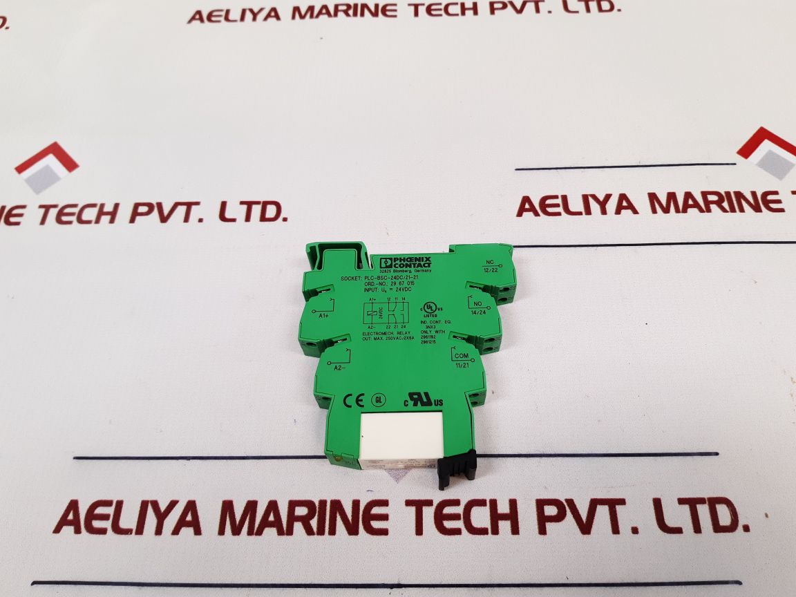 Phoenix Contact Plc-bsc-24Dc/21-21 Relay Terminal Block
