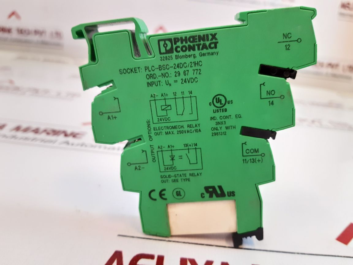 Phoenix Contact Plc-bsc-24Dc21Hc Terminal Block 2967772
