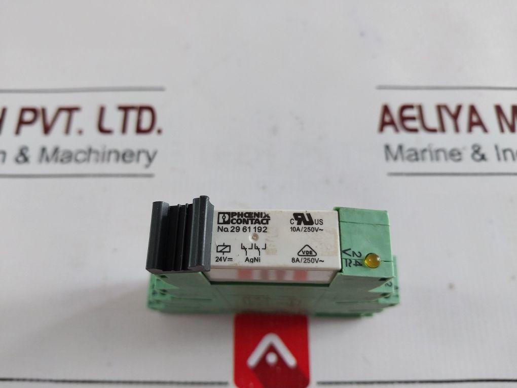 Lot Of 4X Phoenix Contact Plc-bsc-24Uc/21-21 Terminal Block 2967028