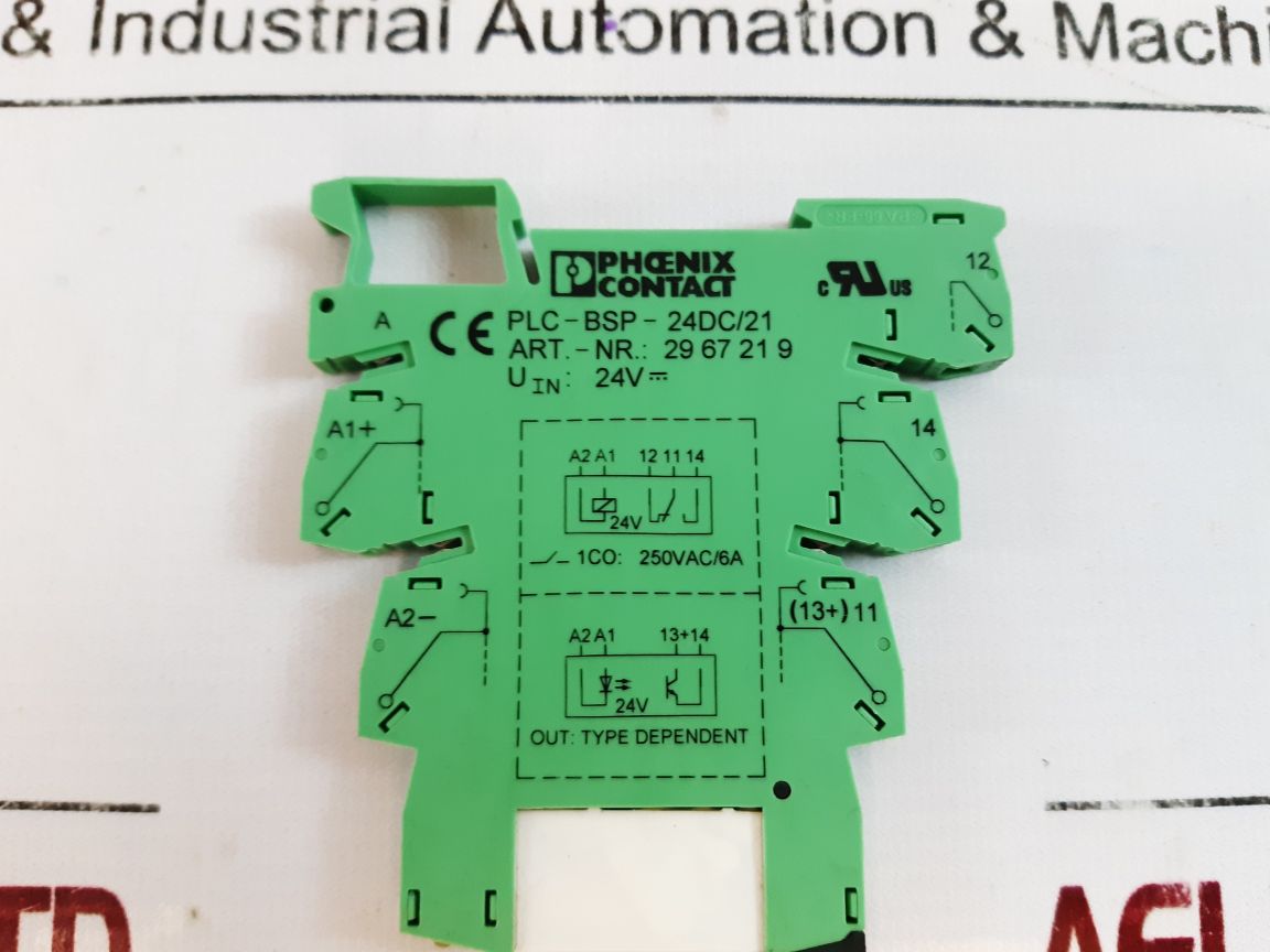 Phoenix Contact Plc-bsp-24Dc21 Terminal Block Relay 2967219
