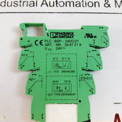 Phoenix Contact Plc-bsp-24Dc21 Terminal Block Relay 2967219
