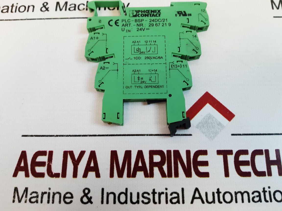 Phoenix Contact Plc-bsp-24Dc21 Terminal Block Relay 2967219