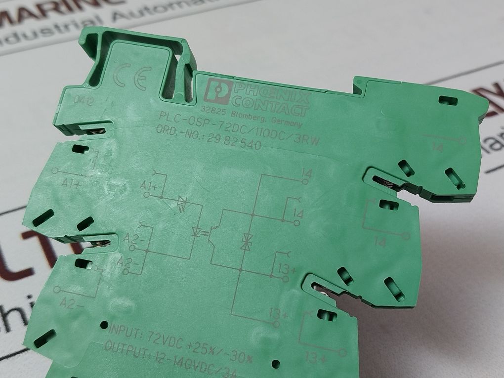 Phoenix Contact Plc-osp-72Dc/110Dc/3Rw Soild State Relay Module