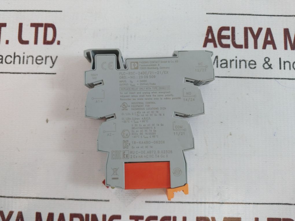 Phoenix Contact Plc-rsc-24Dc/21-21/Ex Industrial Relay 2909509
