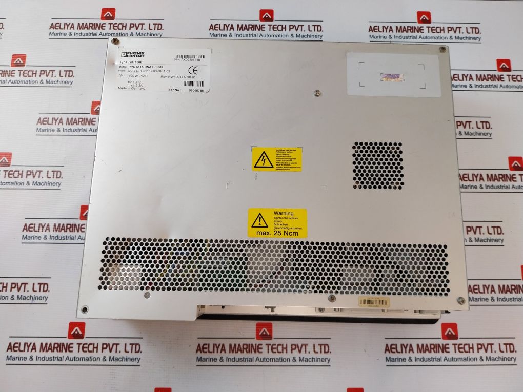 Phoenix Contact Ppc 5115 Unaxis 002 Display Panel