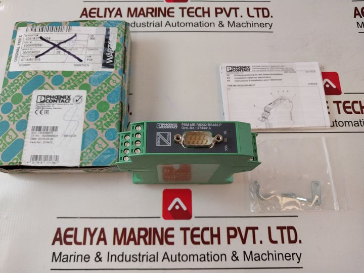 Phoenix Contact Psm-me-rs232Rs485-p Interface Converter 27 44 416