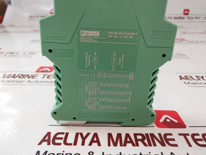 Phoenix Contact Psm-me-rs232/Rs485-p Interface Converter 27 44 416