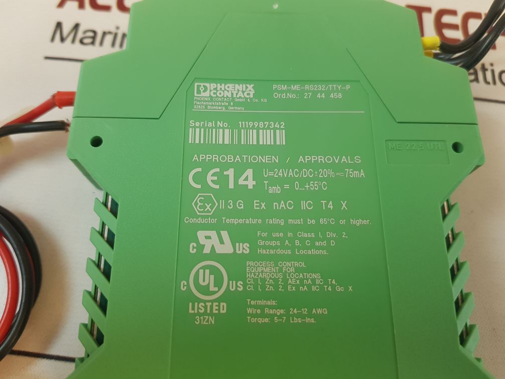 Phoenix Contact Psm-me-rs232Tty-p Interface Converter
