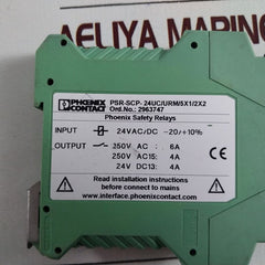 Phoenix Contact Psr-scp-24Uc/Urm/5X1/2X2 Safety Relay 2963747