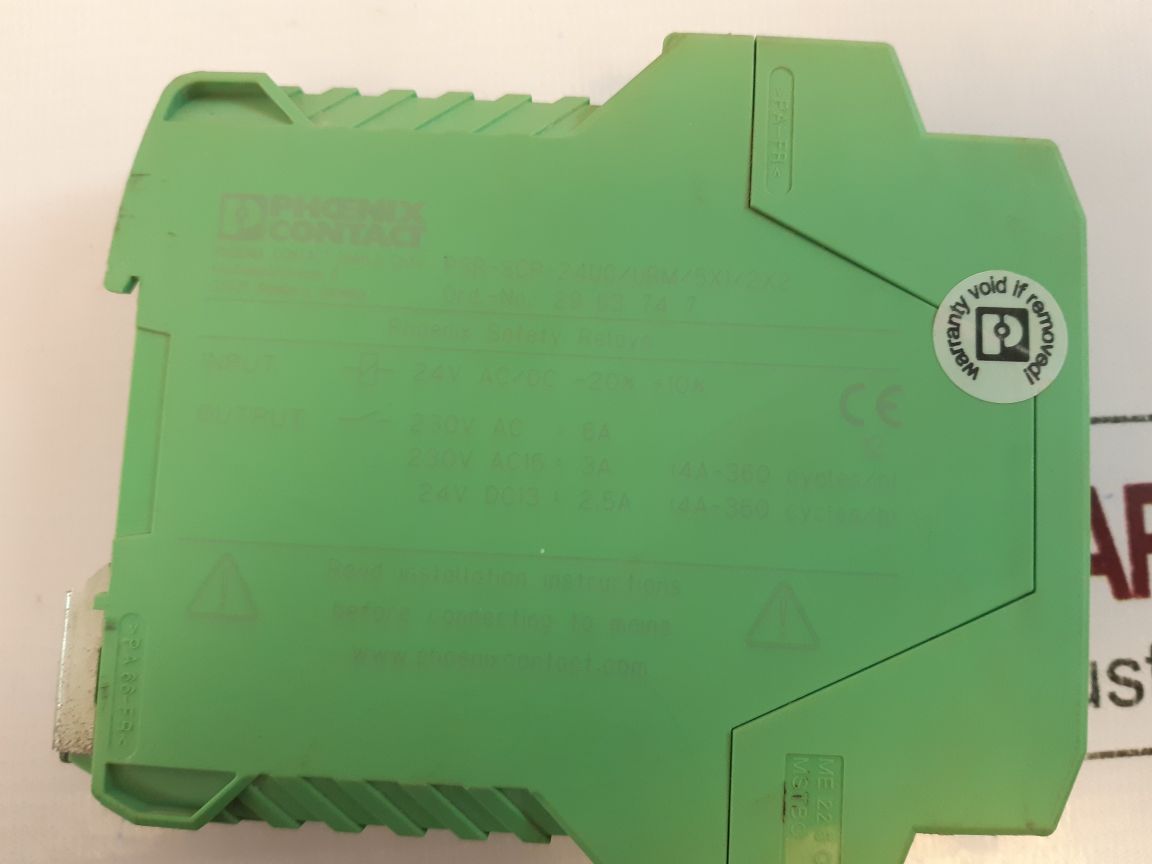 Phoenix Contact Psr-scp-24UcUrm5X12X2 Safety Relay Psr-urm
